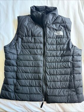 The North Face Black Quilted 550 Down Vest